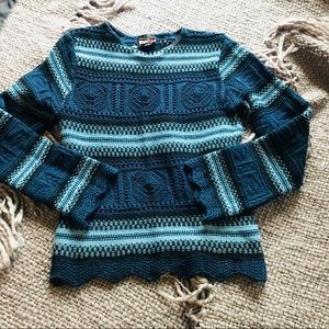 Blue Striped Sweater NEW